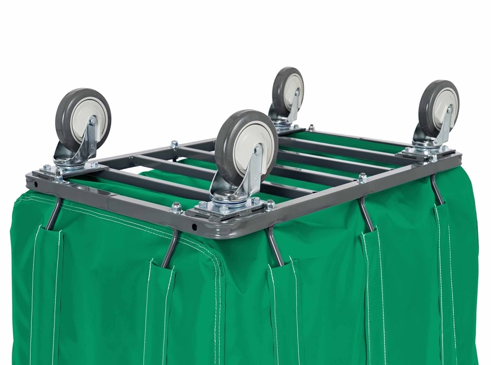 GuestSupply US | R&B Wire 12 Bushel Vinyl Basket Truck w/Sewn-In